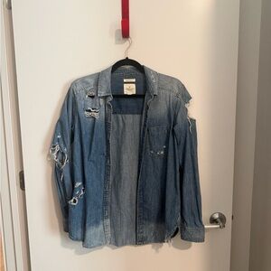 American Eagle Outfitters Blue Denim Jacket